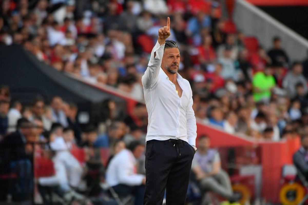 Demichelis, durante el partido ante el Real Madrid.