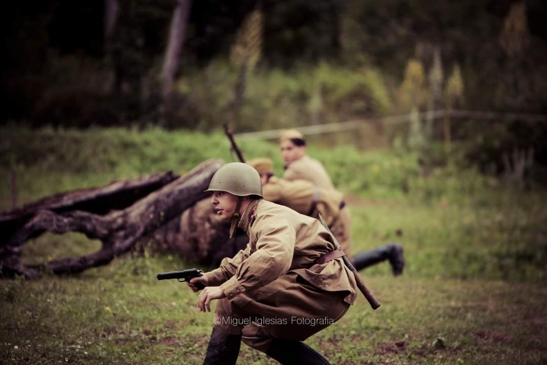 Recreadores de guerra del bando soviético, I y II Guerra Mundial