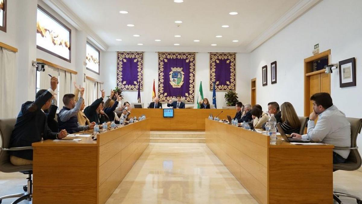 Las cuentas salieron adelante con los únicos votos del PP.