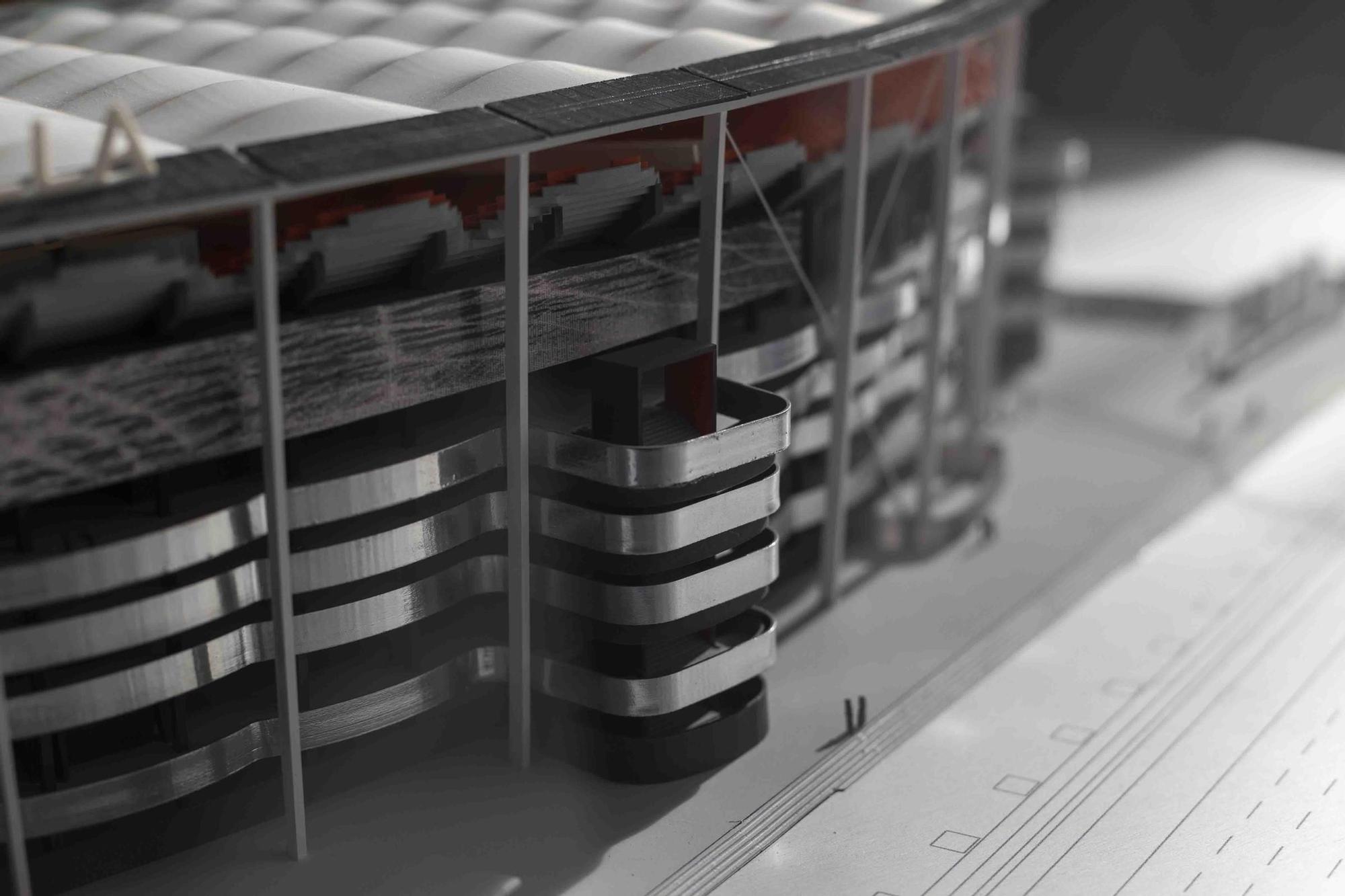 Maqueta del nuevo estadio de Mestalla