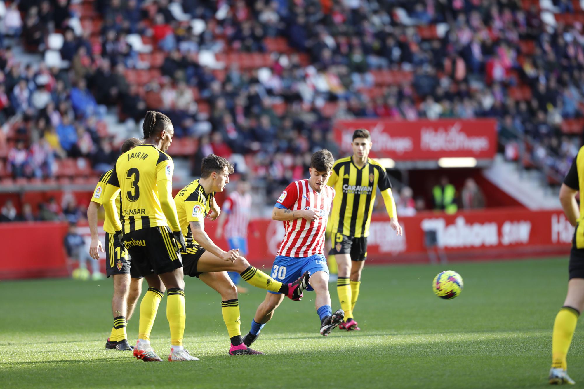 EN IMÁGENES: El encuentro entre el Sporting y el Real Zaragoza