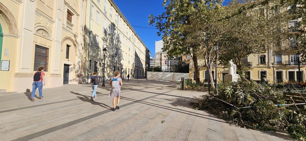 Así es la nueva Plaza de Santa Mónica de València Así es la nueva Plaza de Santa Mónica de València