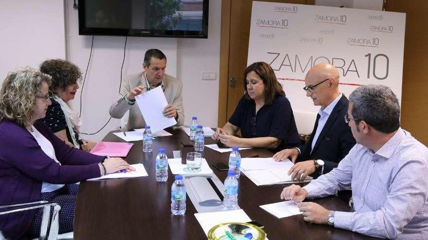 Comité Técnico de Zamora 10, reunido ayer.