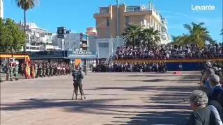 La jura de bandera en Gandia