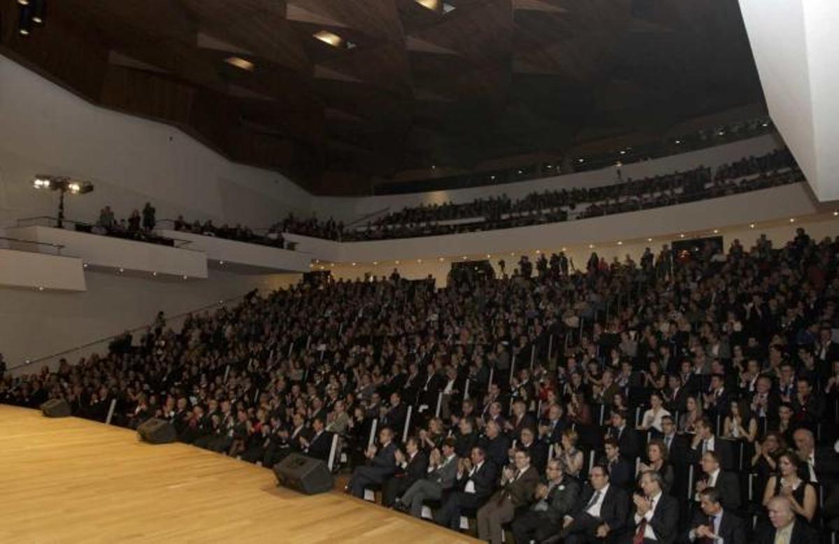 La Sala Sinfónica del Auditorio Provincial se llenó de nuevo para disfrutar del acto de entrega de los premios