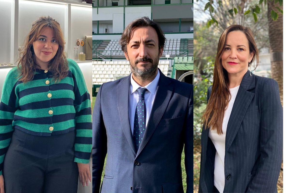 De izquierda a derecha, Celia Espinosa, Joaquín Sánchez-Garrido y Lucía Bonilla