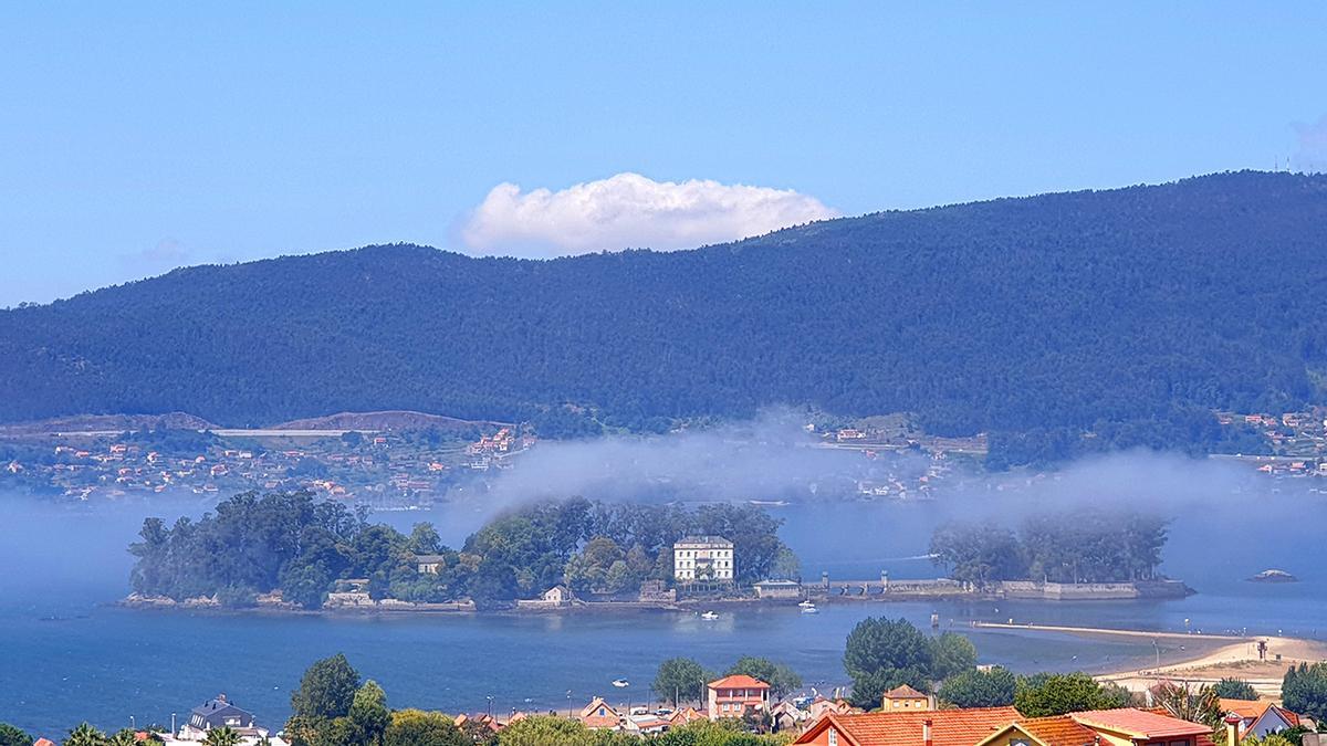 Vista de la isla de San Simón