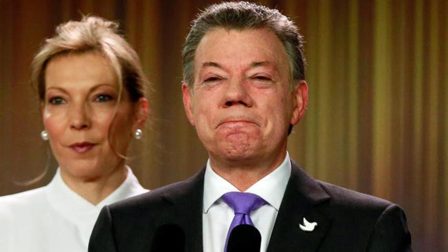 Santos asegura que el Nobel le &quot;mandata&quot; para seguir con el proceso de paz