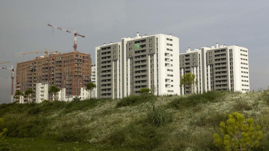 Promoción de viviendas en el barrio valenciano de Turianova. | MIGUEL ÁNGEL MONTESINOS