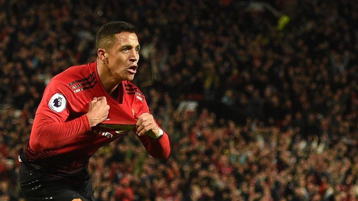 Alexis Sánchez desató la locura en Old Trafford tras culminar la remontada