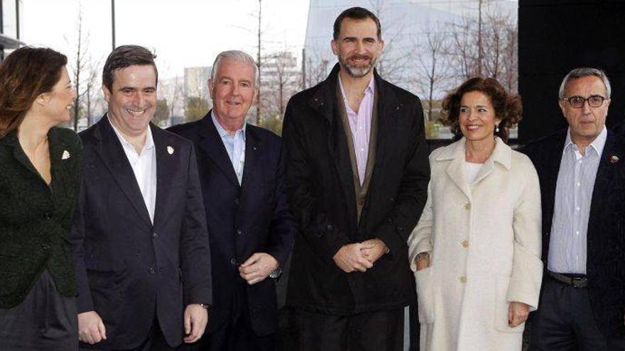 El príncipe, Botella y Blanco dan la bienvenida a la Comisión del COI Madrid