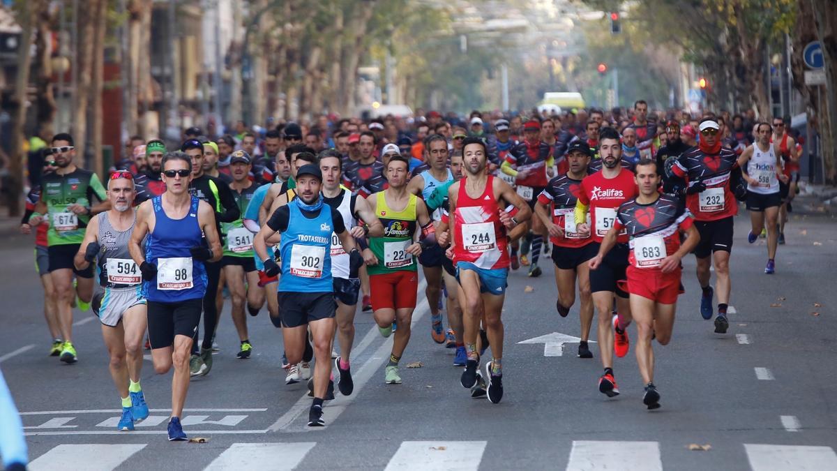 Imagen de una prueba de atletismo en Córdoba.