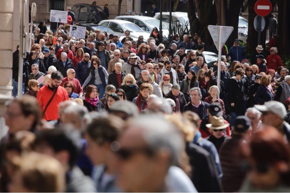 Manifestación en defensa de unas pensiones dignas