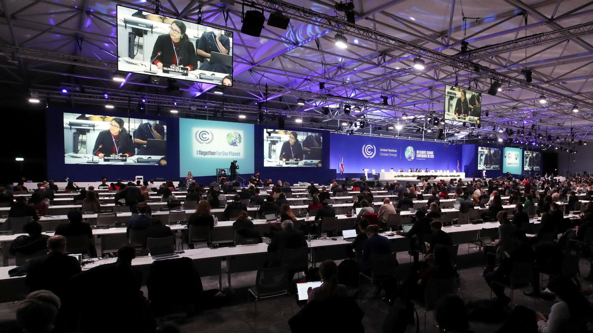 Una visión general durante la Conferencia de las Naciones Unidas sobre el Cambio Climático (COP26), en Glasgow , Escocia, Gran Bretaña, el 12 de noviembre de 2021. REUTERS / Yves Herman