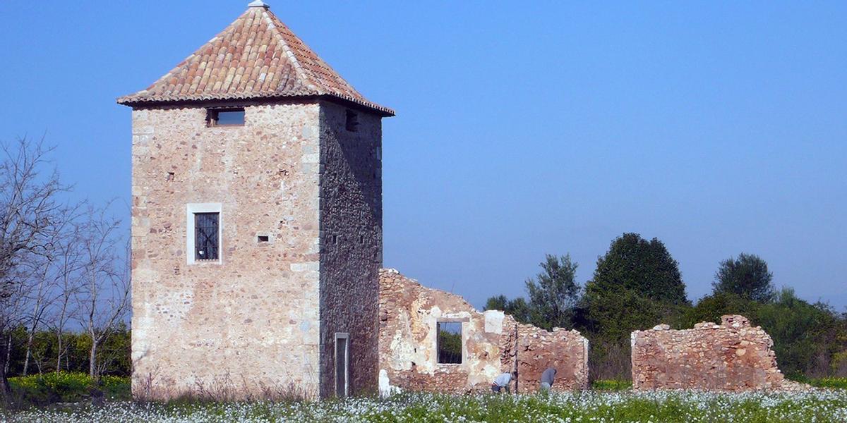 La Torre de Tadeo se ubica en la zona norte del término municipal de Burriana, próxima al camino Caminàs.