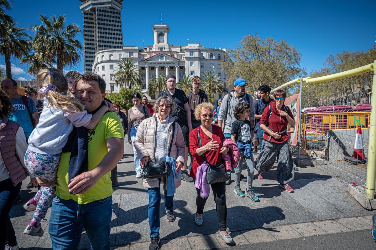 Los turistas inundan Barcelona en Semana Santa