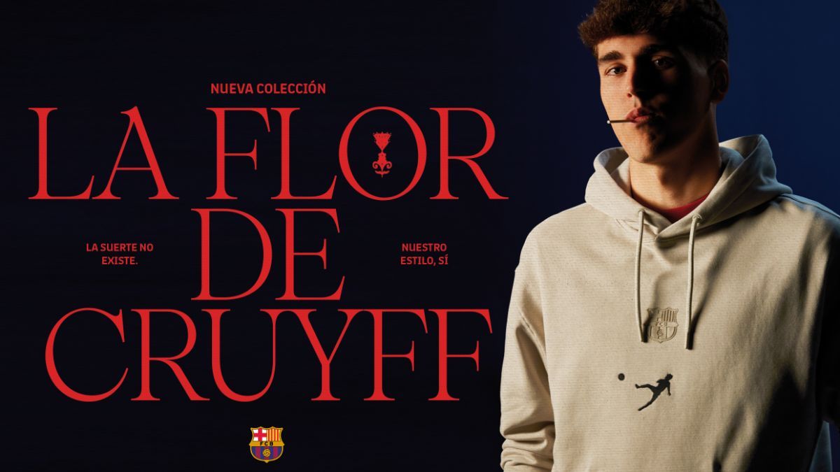 El Barça lanza una nueva colección de ropa inspirada en Cruyff