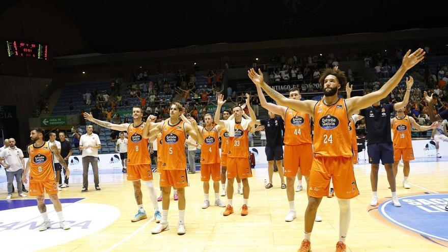 Doble prueba de fuego para el Leyma Coruña: el San Pablo Burgos y el Bilbao Basket miden la euforia naranja
