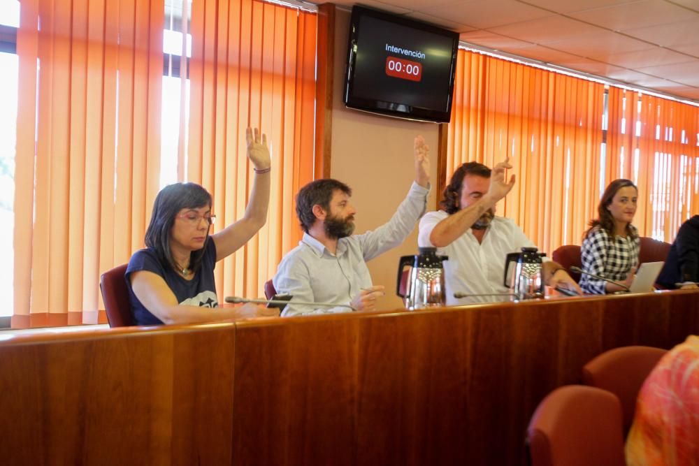 Pleno municipal en el Concello de Vigo