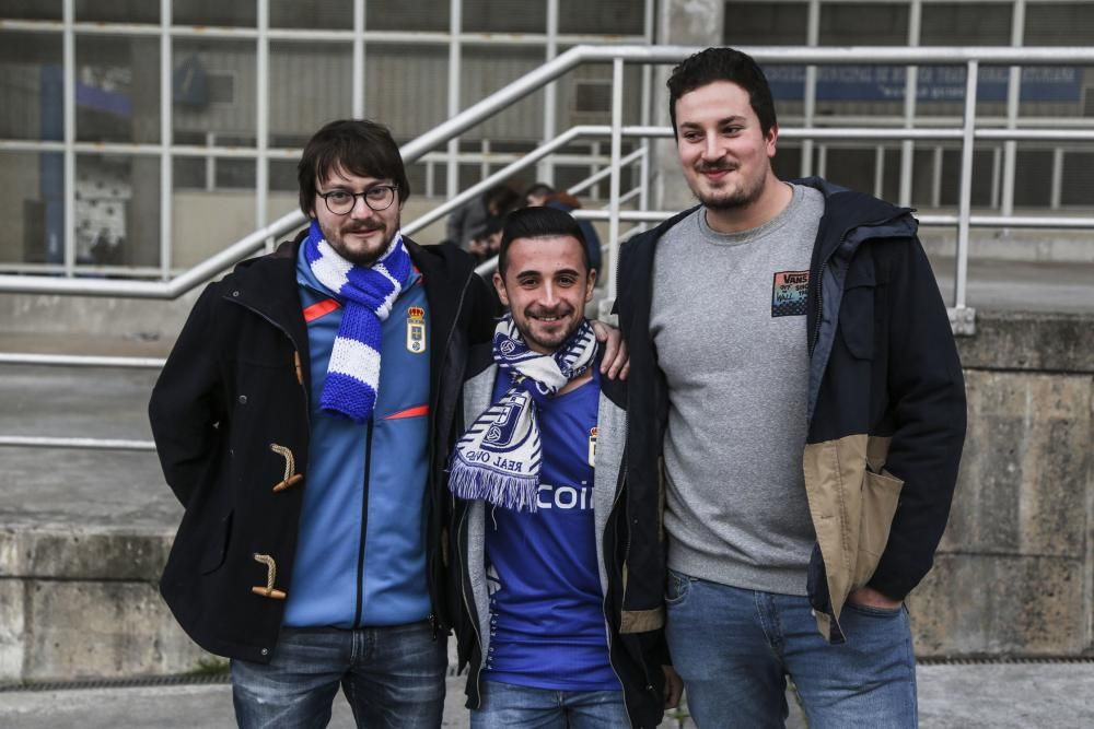 La afición de Oviedo recibe al equipo