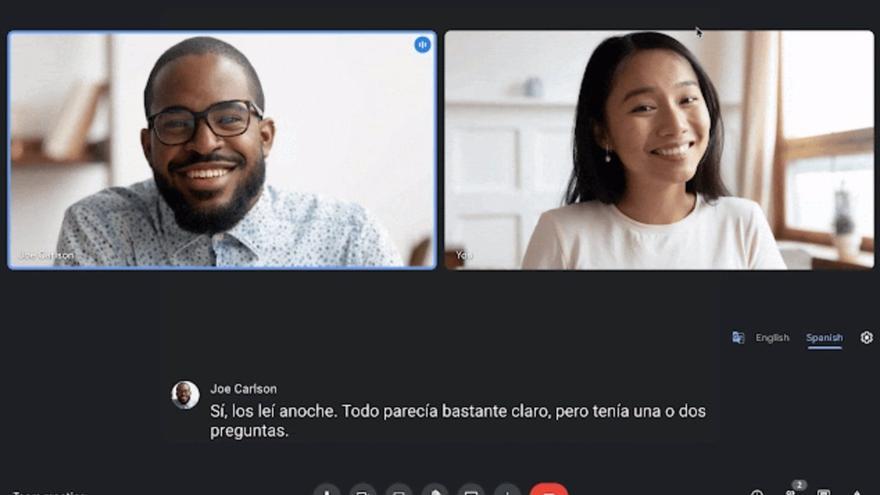 Google Meet ya tiene las traducciones automáticas en tiempo real durante las reuniones