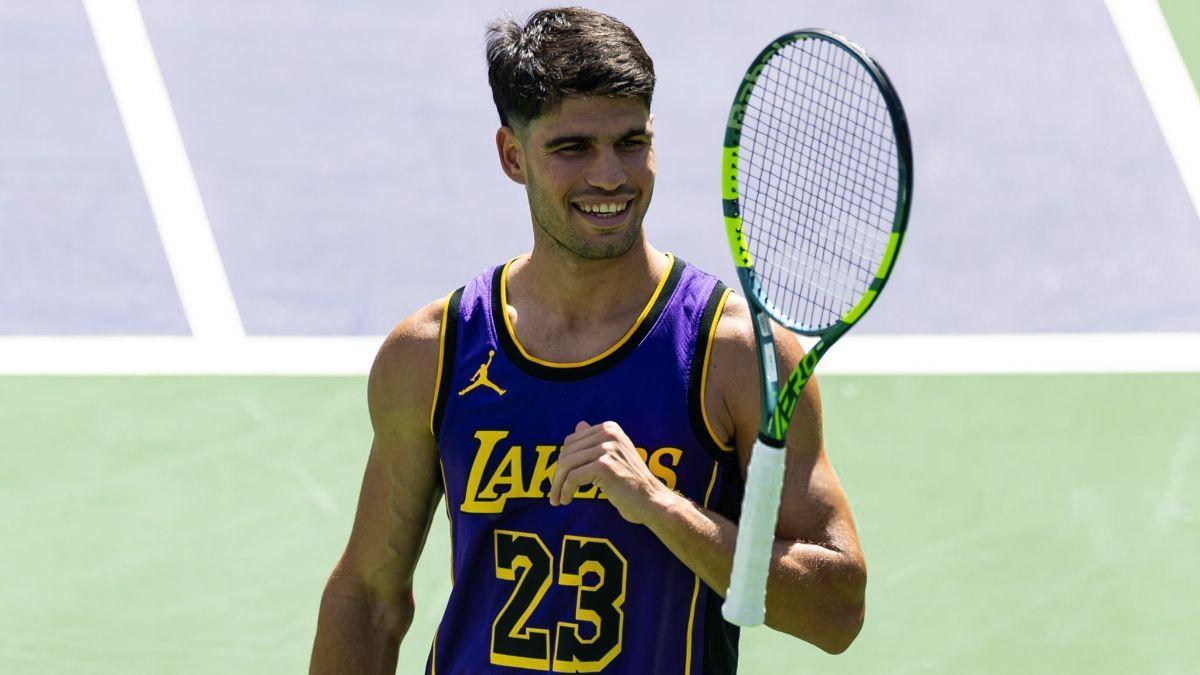 Carlos Alcaraz en Indian Wells.