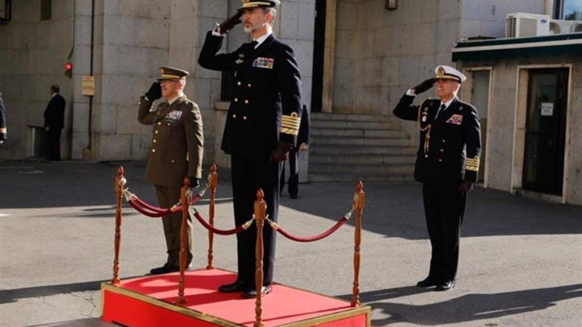 El Rey Felipe VI visita el Cuartel General del Estado Mayor de la Defensa