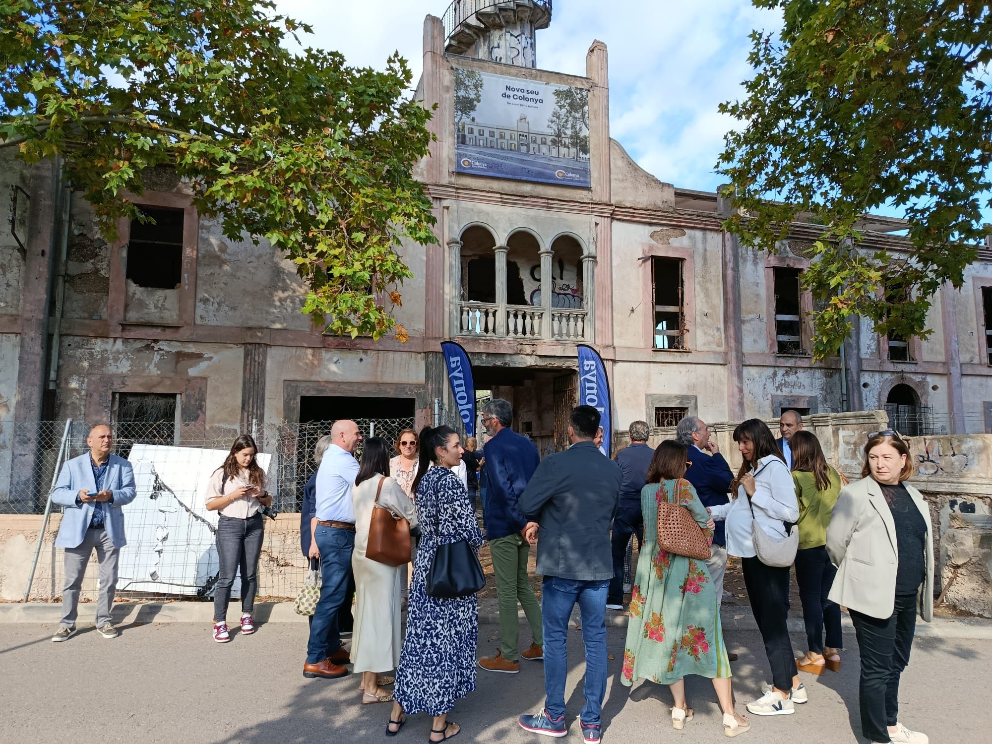 Las imágenes de la colocación de la primera piedra de Can Morató