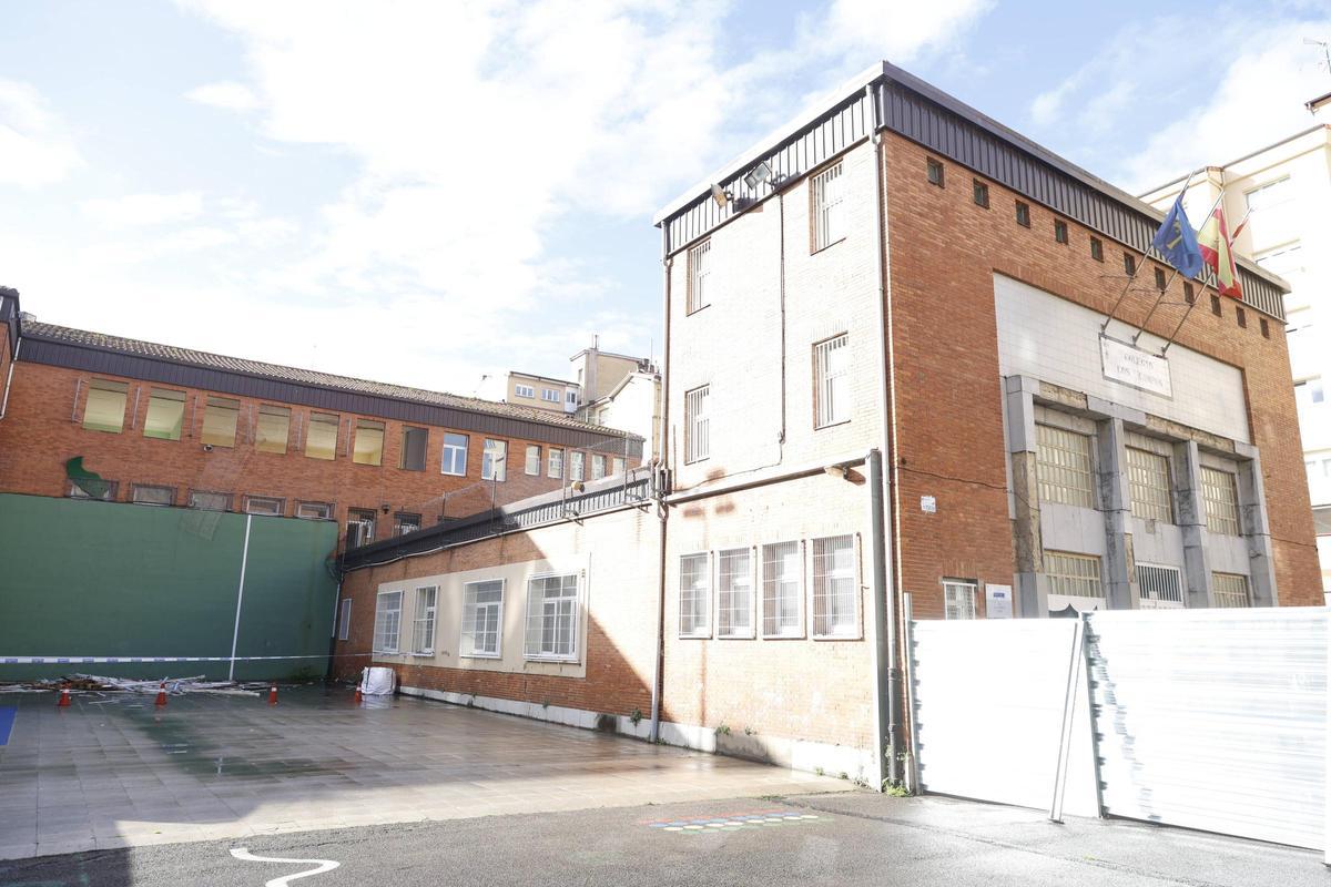 Patio del colegio Los Campos.