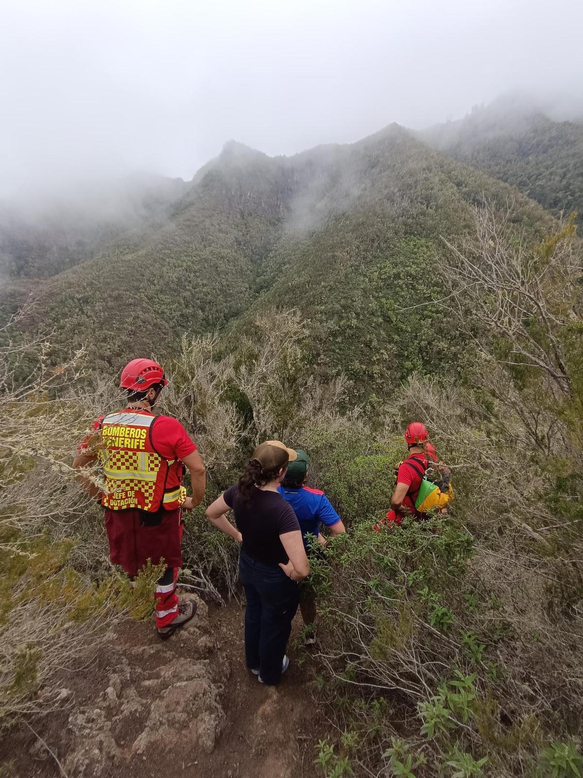Rescate en el barranco de Los Cochinos, Los Silos