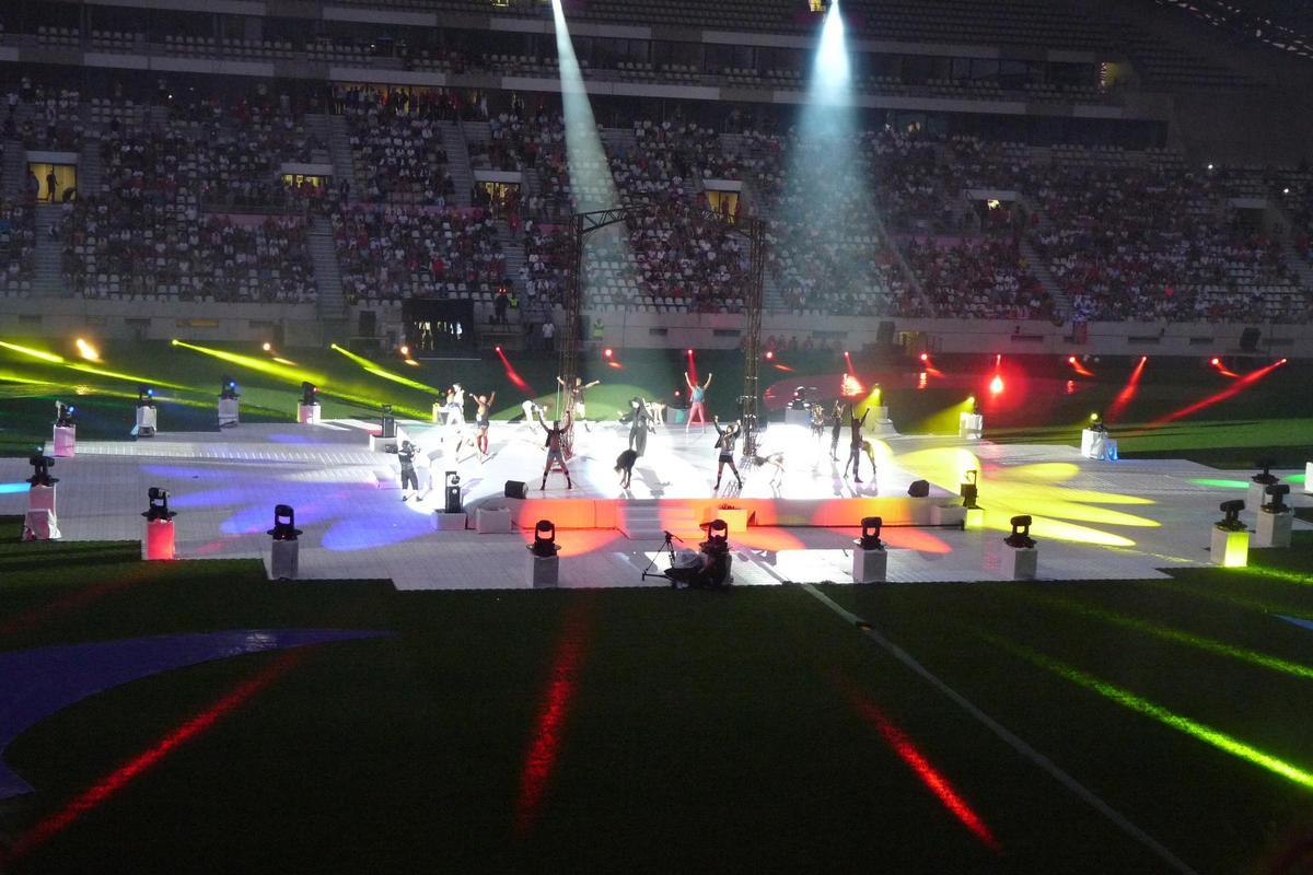 Ceremonia inaugural de los Gay Games, en la edición de París.