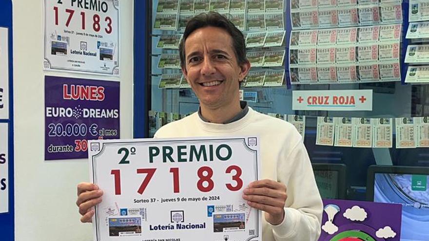 Loterías San Nicolás reparte 60.000 euros de un segundo premio del sorteo de este jueves