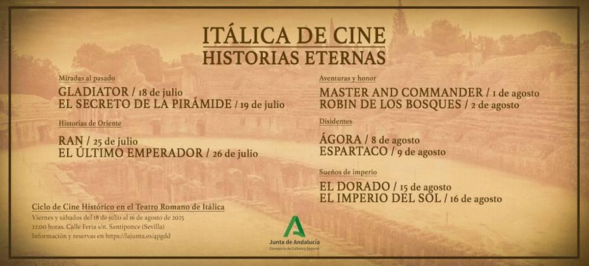 Programa de 'Itálica de cine. Historias Eternas'-