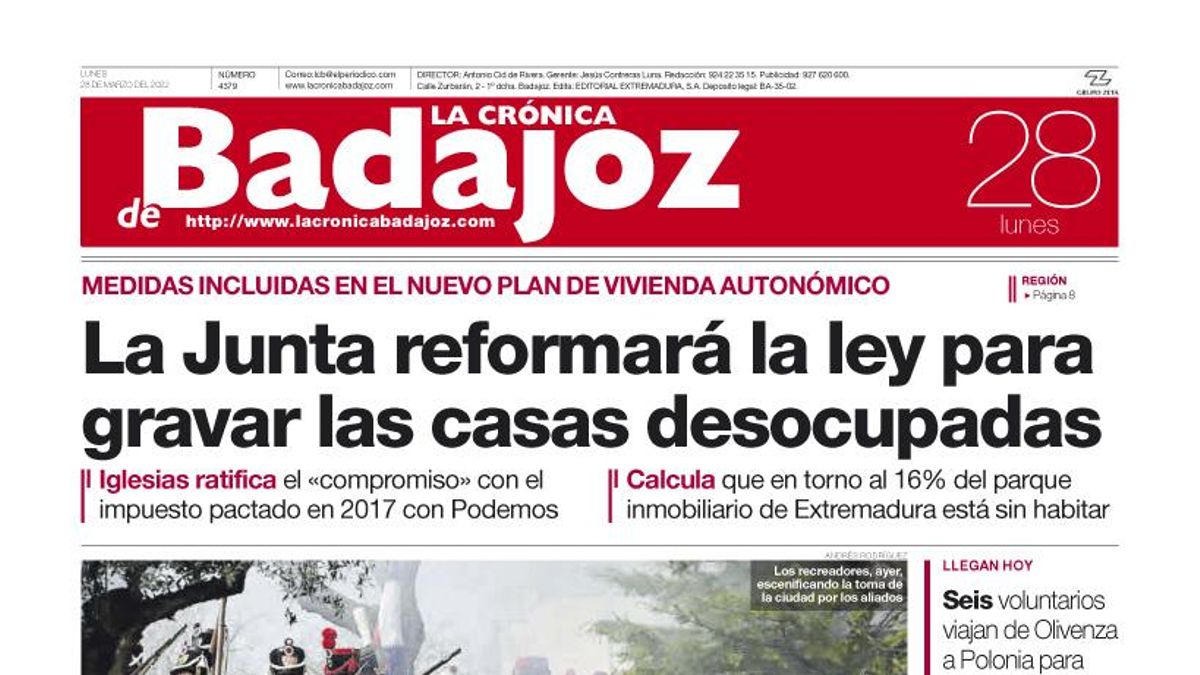 Consulta la portada correspondiente al día 28 de marzo del 2022