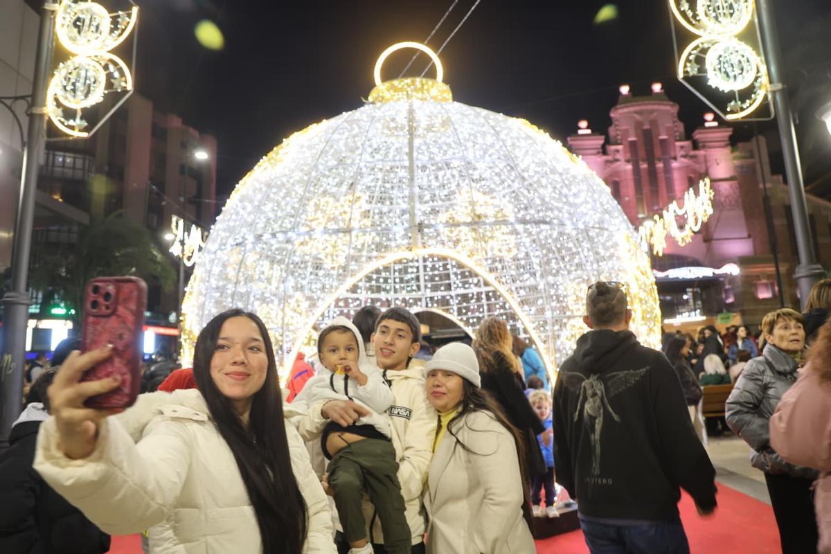 Encendido de las luces de Navidad en Alicante