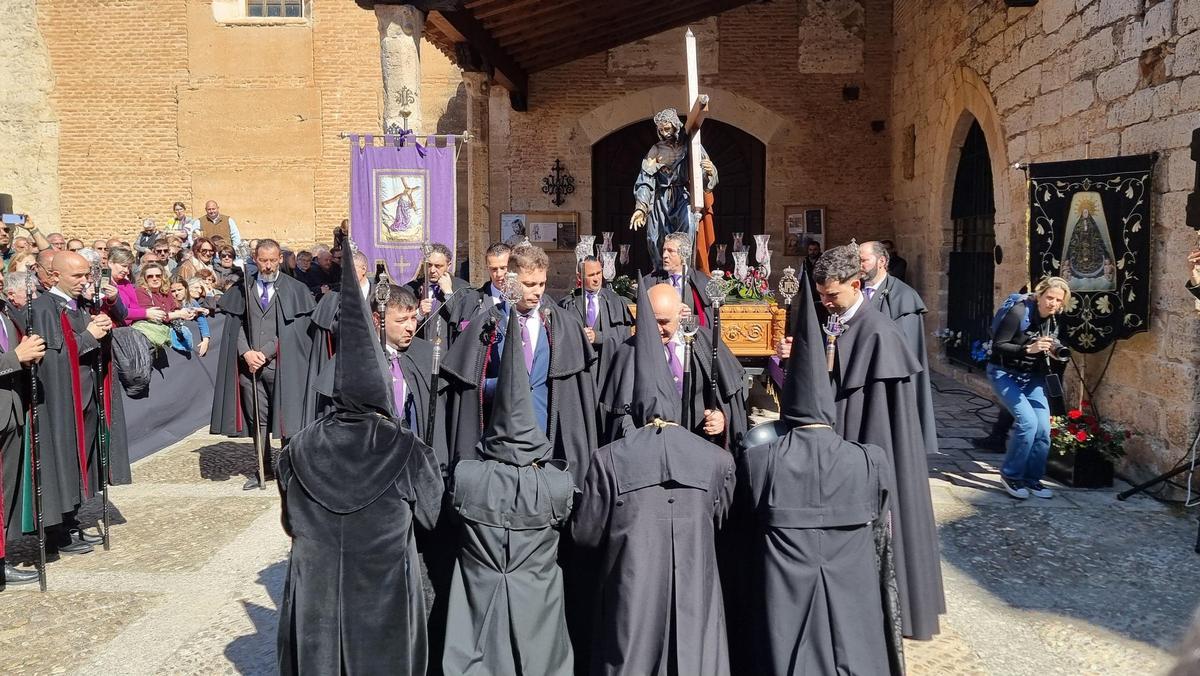 Bendición de los Conqueros en Toro, durante la mañana del Jueves Santo.