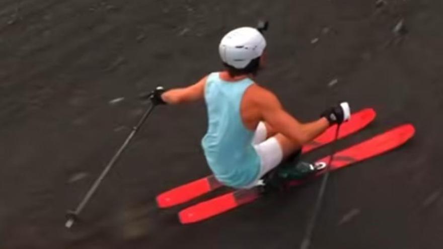 De esquís a bicicletas: atentado geológico en distintos parajes naturales de Canarias