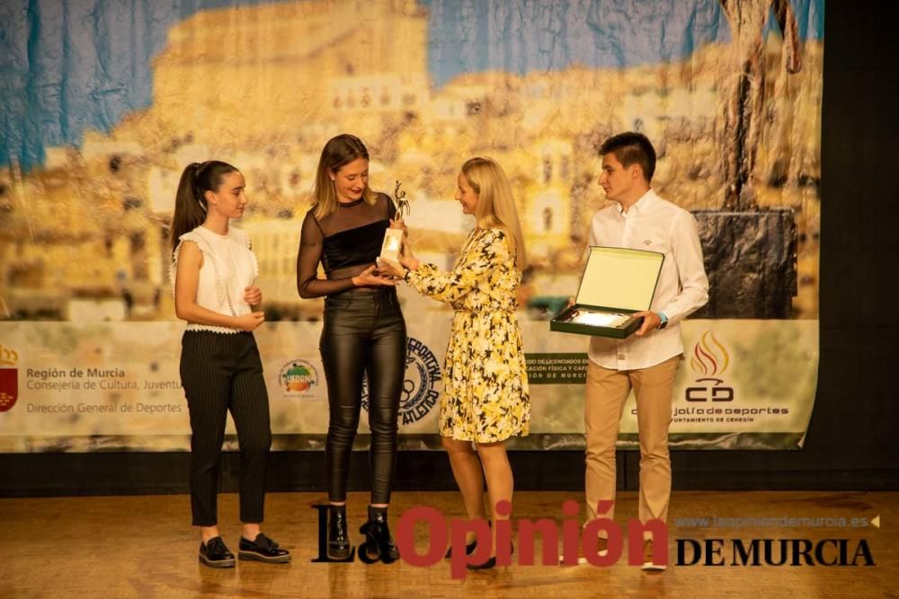 Gala de premios al Deporte murciano en Cehegín