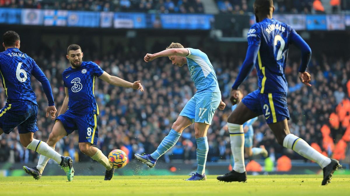 De Bruyne marcó el gol de la victoria contra el Chelsea