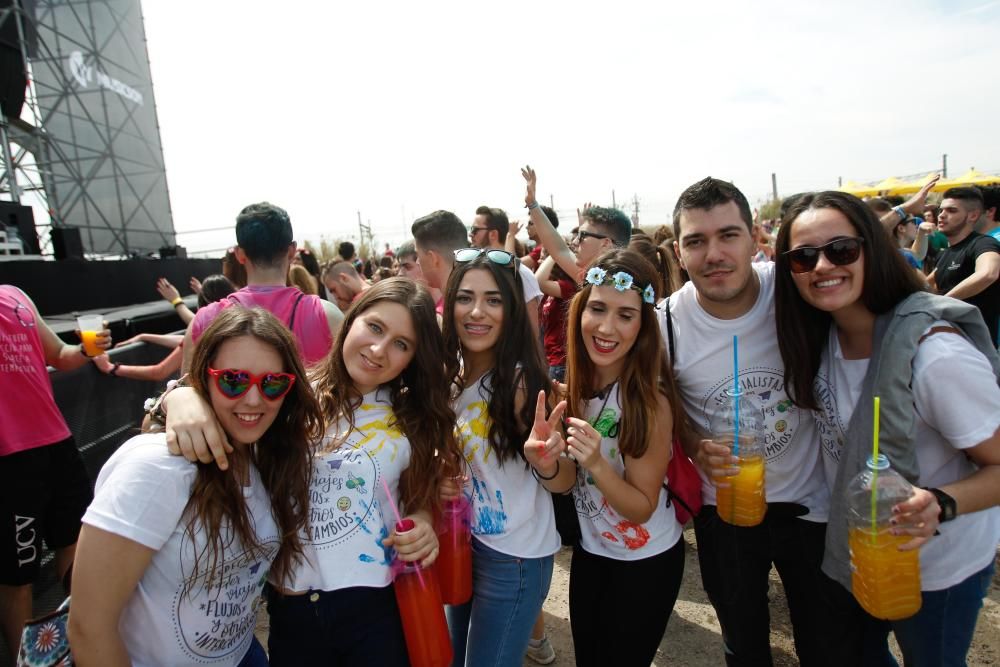 Llenazo en la macrofiesta universitaria en La Punta