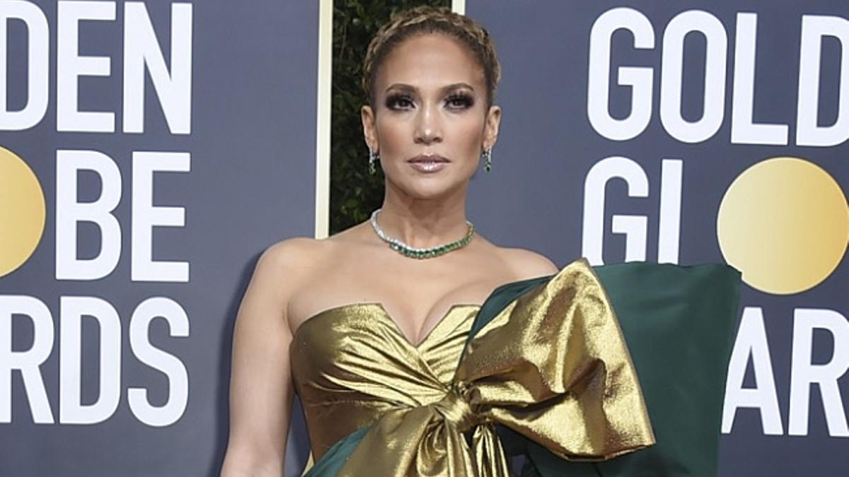 El 'beauty look' de Jennifer Lopez en los Globos de Oro 2020