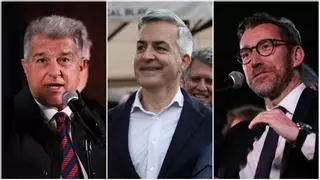 Joan Laporta y Víctor Font, candidatos a la presidencia del Barça... ¡Marc Ciria no pasa!