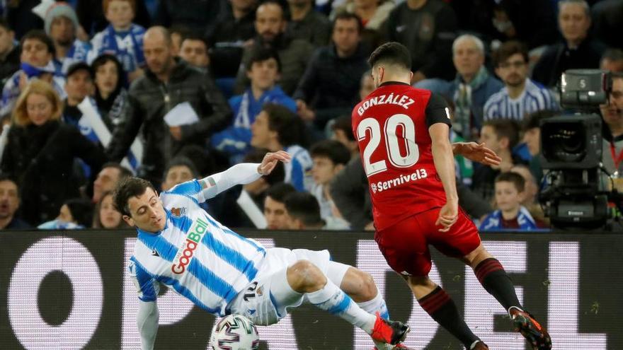 Semifinal Copa del Rey: La Real Sociedad vence al Mirandés, pero la eliminatoria se decidirá en Anduva