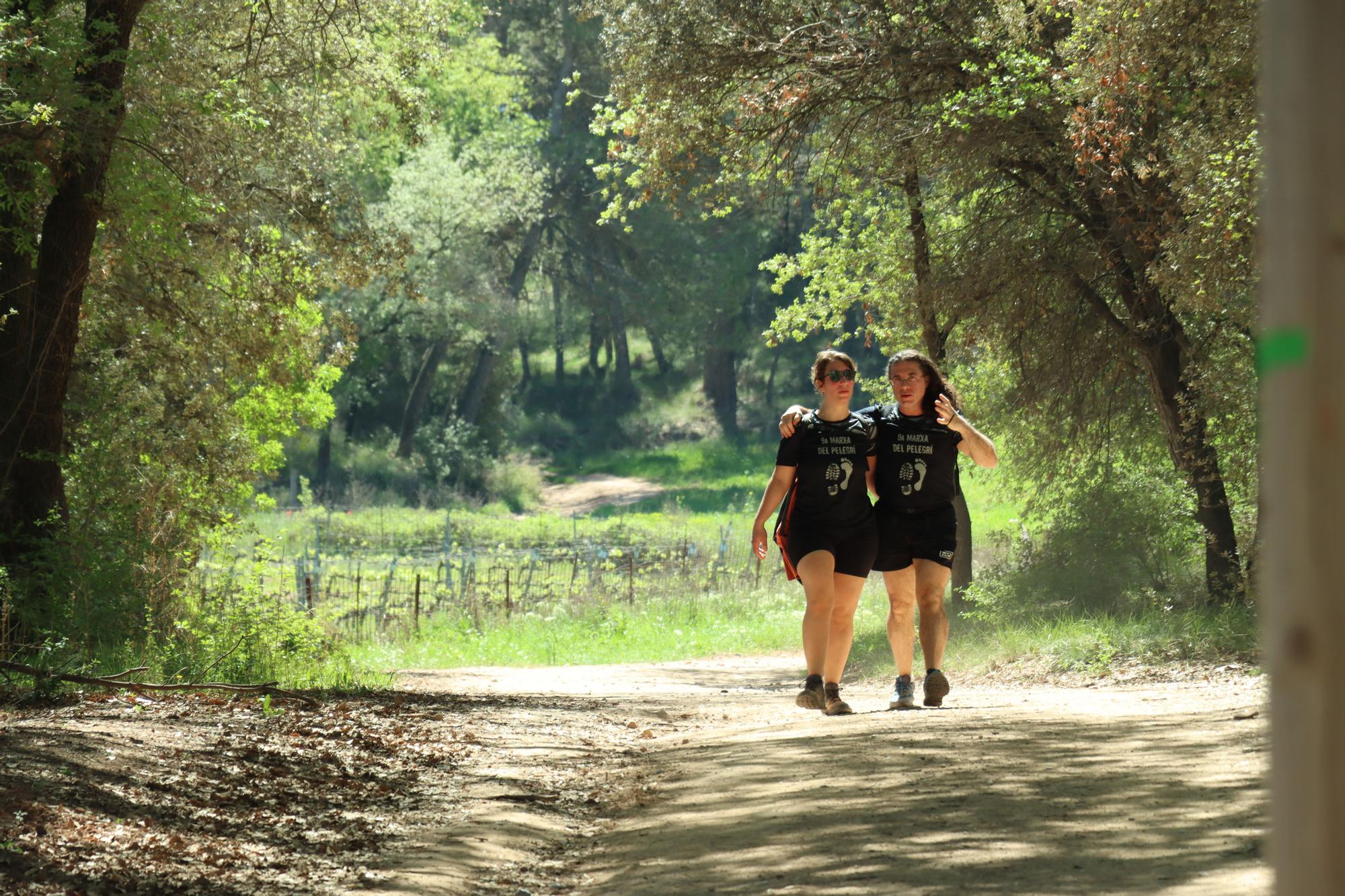 La novena edició de la Marxa del Pelegrí ha tornat a ser aquest diumenge un bon reclam per als mil participants que s’hi havien inscrit