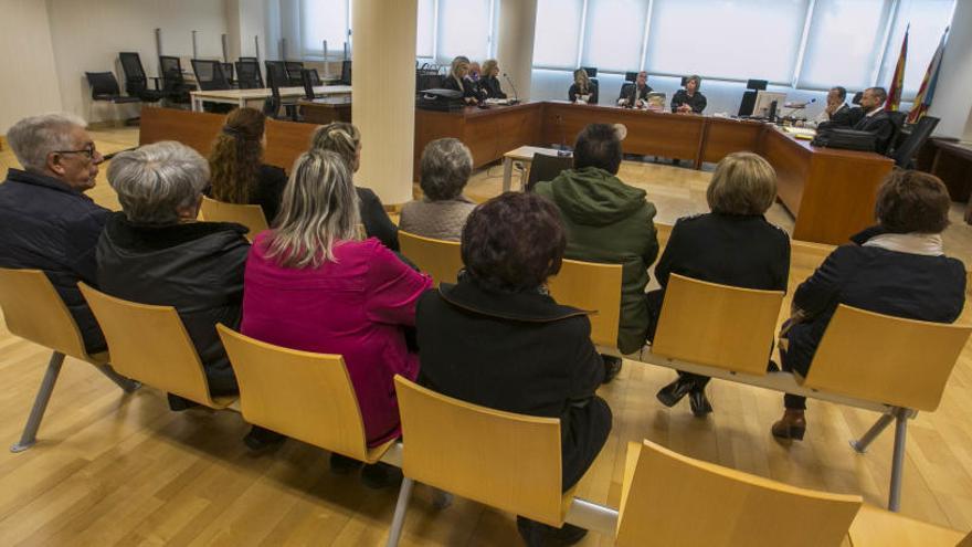 Magistrados de la sección VII de la Audiencia, durante una vista, en una imagen de archivo.