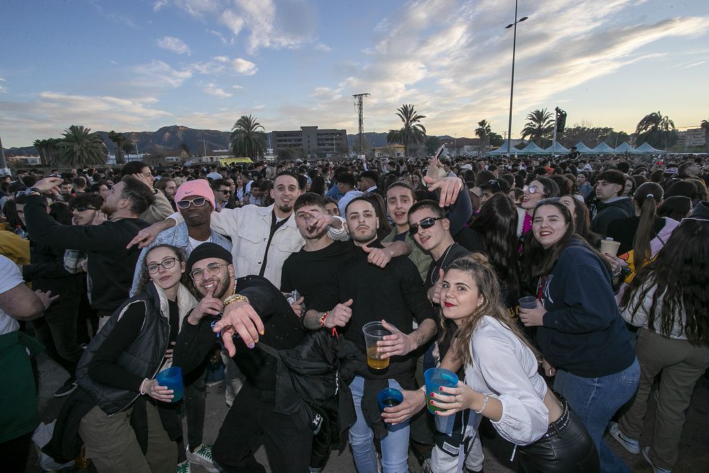 Las imágenes de la macrofiesta universitaria en La Fica (27/01/2023)