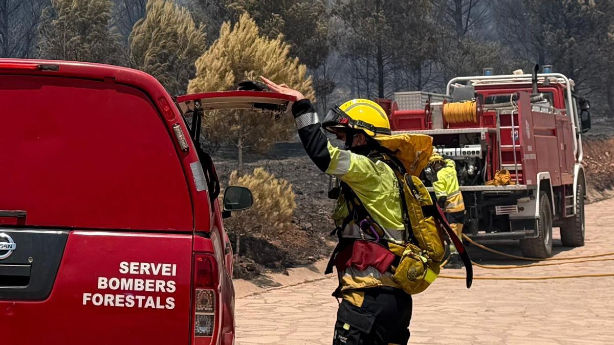 Vídeo: el incendio de la Vall, controlado tras 11 días de lucha