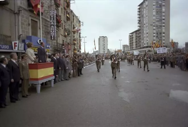 Visita dels Reis d'Espanya a Girona i Olot (1976)