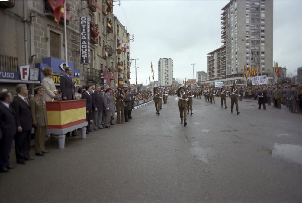 Visita dels reis Joan Carles i Sofia a Girona i Olot (20 de febrer de 1976)