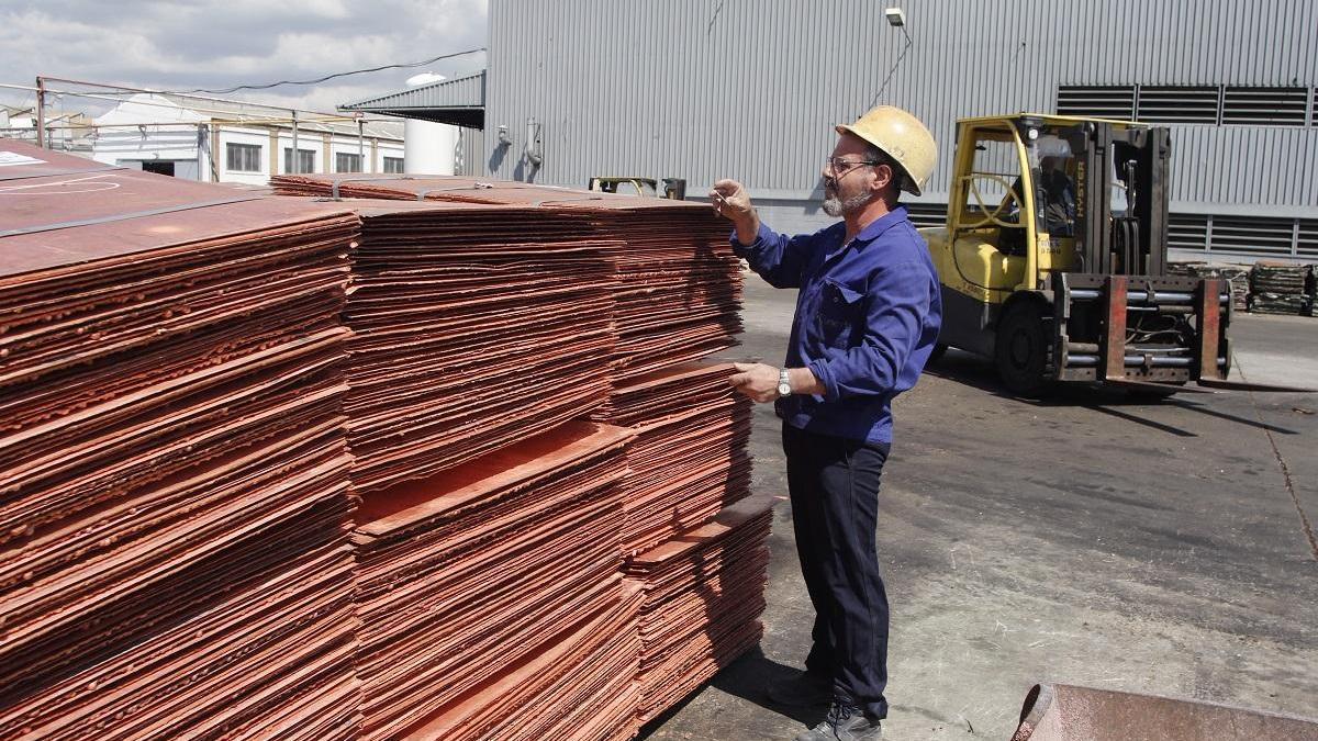 El cobre es uno de los productos que tradicionalmente Córdoba exporta a Israel.